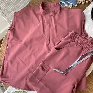 COPY - Figs Mauve Scrub Pant